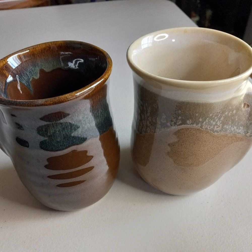 Original Hand Warmer Mugs Clay in Motion Studio Cottagecore Hug Your Mug